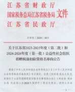 获得2023-2025年度公益性社会组织捐赠税前扣除资格